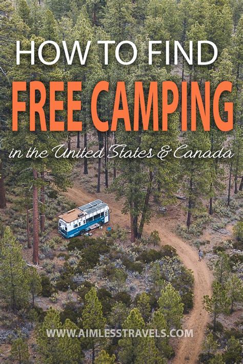 How to Find Free Camping Near Me - Aimless Travels | Free camping, Camping near me, Camping