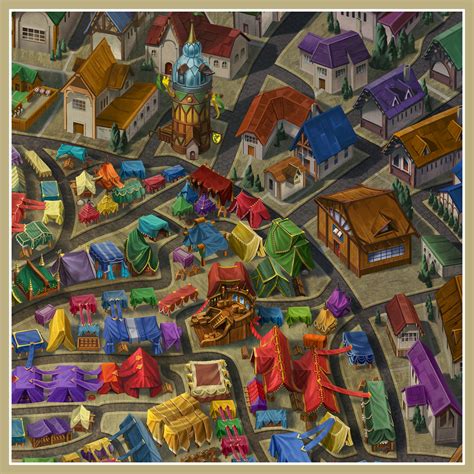 Bone and Brush Studios - Pathfinder - The Grand Bazaar Map