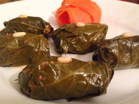 Meat Stuffed Grape Leaves (Dolmas) - Hellbent Living | Stuffed grape leaves, Greek recipes, Grapes