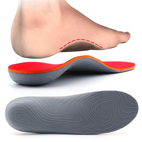 Walkomfy Heavy Duty Support Pain Relief Orthotics 210 Lbs Plantar Fasciitis High Arch Support ...