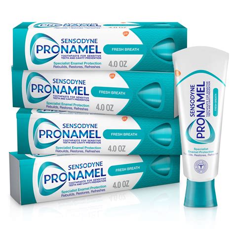 Sensodyne Pronamel Fresh Breath Enamel Toothpaste for Sensitive Teeth ...