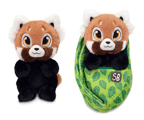 SWADDLE BABIES - 9.5IN CUDDLE RED PANDA IN SLING - Fiesta Toy