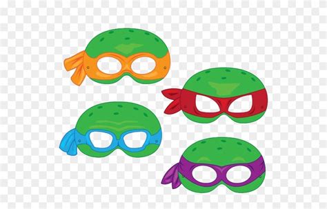 Turtle Teenage Mutant Turtles Mask Ninja Leonardo Clipart - Ninja Turtle Mask Clipart, HD Png ...