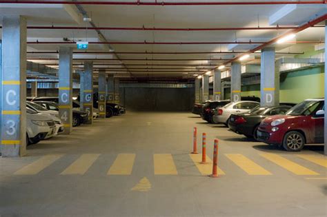 Shopping Mall Underground Parking Lot Stock Photo - Download Image Now - iStock