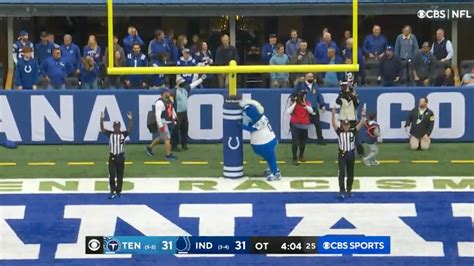 Colts: Mascot had saddest reaction to Titans’ game-winning OT FG