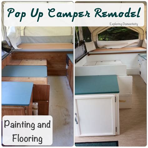 Pop up Camper Remodel: Painting and Flooring ⋆ Exploring Domesticity