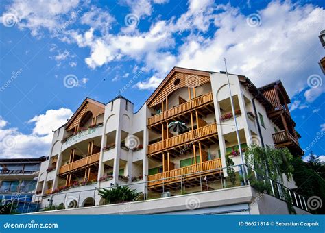 Alpe Di Siusi Luxurious Hotel Stock Photo - Image of hotel, season: 56621814