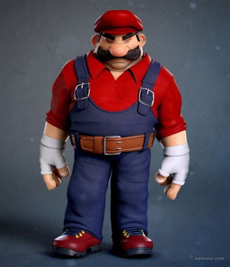 Mario 3d Model By Felipe3d