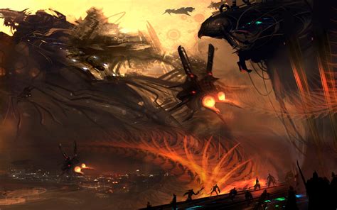 artwork, Fantasy Art, Spaceship, Futuristic, Concept Art, Aliens, War ...