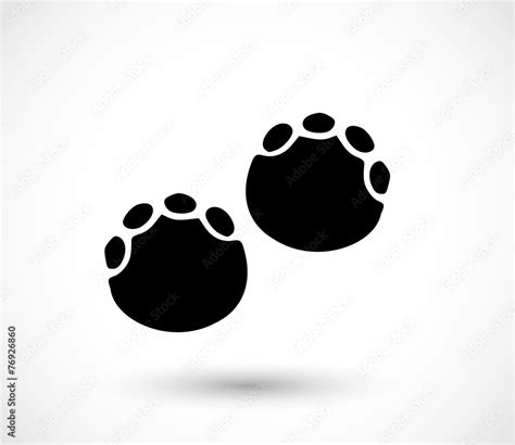 Elephant footprint, paw print vector Stock Vector | Adobe Stock