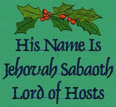 Jehovah Sabaoth ~ LORD OF HOSTS on Pinterest