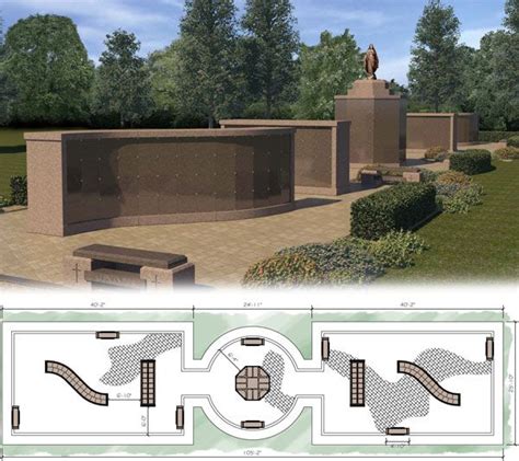 Cremation Niche Wall design in 2024 | Columbarium, Memorial park design, Parking design