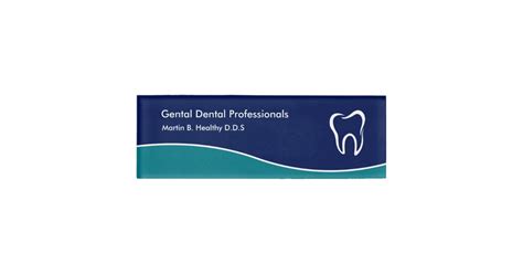 Dental Professional Name Tag | Zazzle