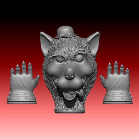 Titere Lobo Feroz Big Bad Wolf Puppet 3D Model - TurboSquid 1949704