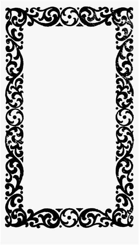 Transparent Vintage Borders Png - Free Frame Border Vector, Png Download - kindpng