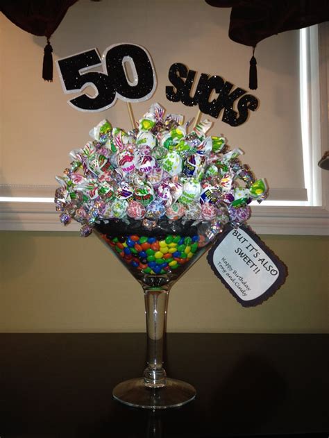 "50 sucks...but it's also sweet!" So easy to make. | 50th Birthday ...