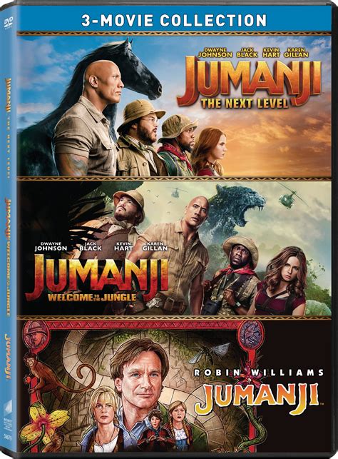 Jumanji: 3-Movie Collection: Jumanji Jumanji: Welcome To The Jungle /Jumanji: The Next Level ...