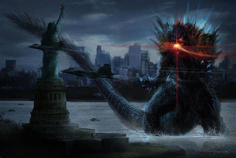 Early Godzilla concept art depicts King of Monsters' evolution ...