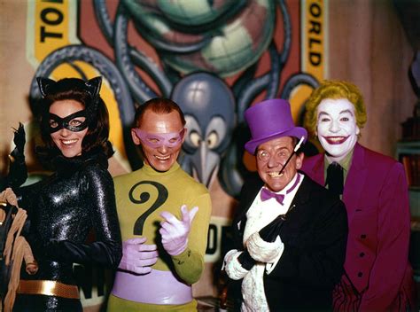 Replicant Flea Market: Lee Meriwether as Catwoman, Frank Gorshin as the...