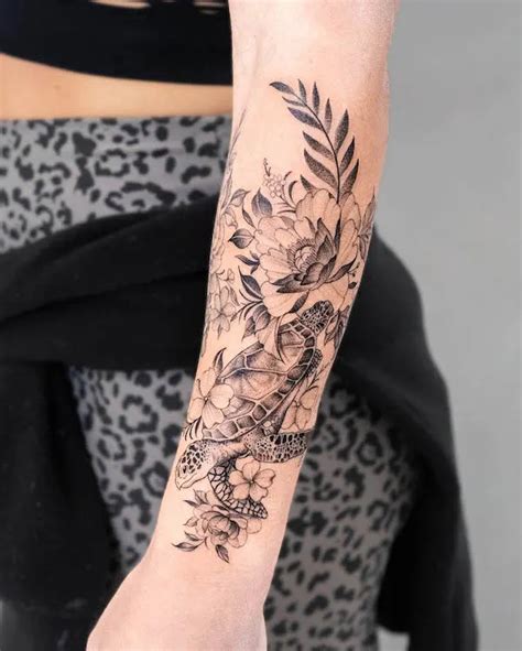 45 Unique and Beautiful Turtle Tattoos - Our Mindful Life