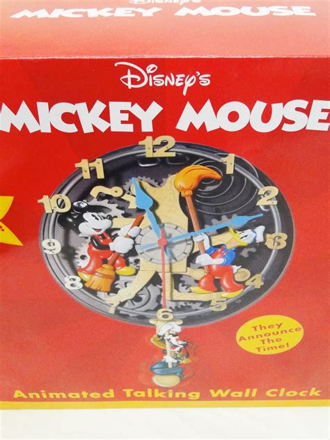 New Disney's Mickey Mouse Animated Talking Wall Clock | Property Room