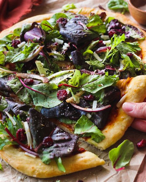 Salad Pizza - It's All Good Vegan