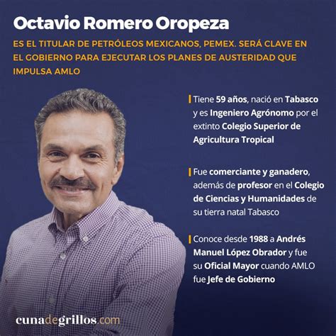 MORENA: Octavio Romero Oropeza Director de PEMEX