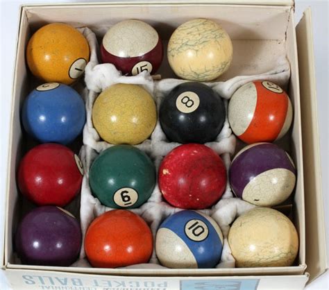 BRUNSWICK, POCKET BILLIARD BALLS, 15 : Lot 90375