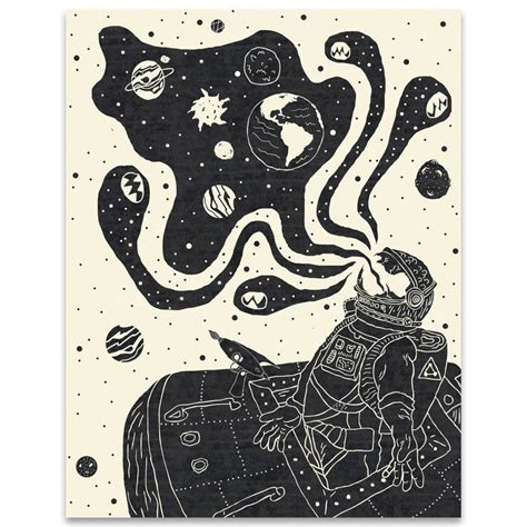 I liked this design on #Fab. Into the Void | Space illustration, Art, Art prints