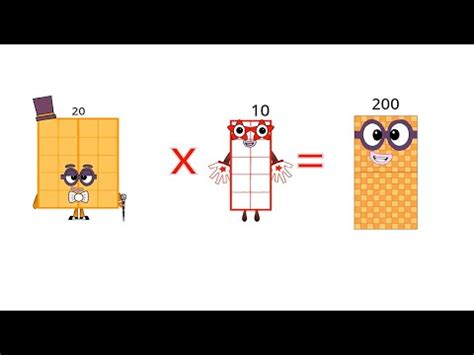 Numberblocks Animation: Ten Times Tables - YouTube