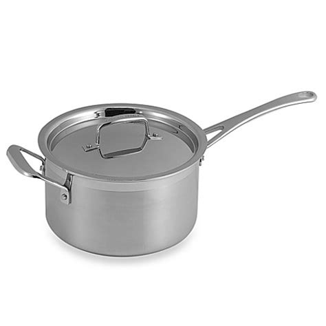 Buy Le Creuset® Stainless Steel 4-Quart Saucepan from Bed Bath & Beyond