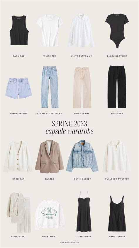 Spring 2023 Capsule Wardrobe + Outfit Ideas | Erika Marie