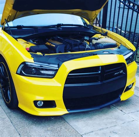 2011-2014 Dodge Charger LED DRL Projector Headlights - 2015+ Style Des ...