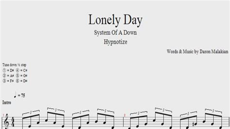 System of a Down Lonely Day - Tab - YouTube