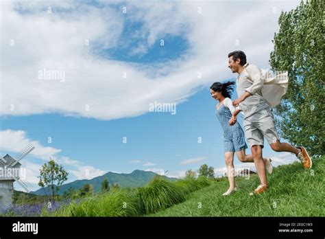 Romantic couples outing Stock Photo - Alamy