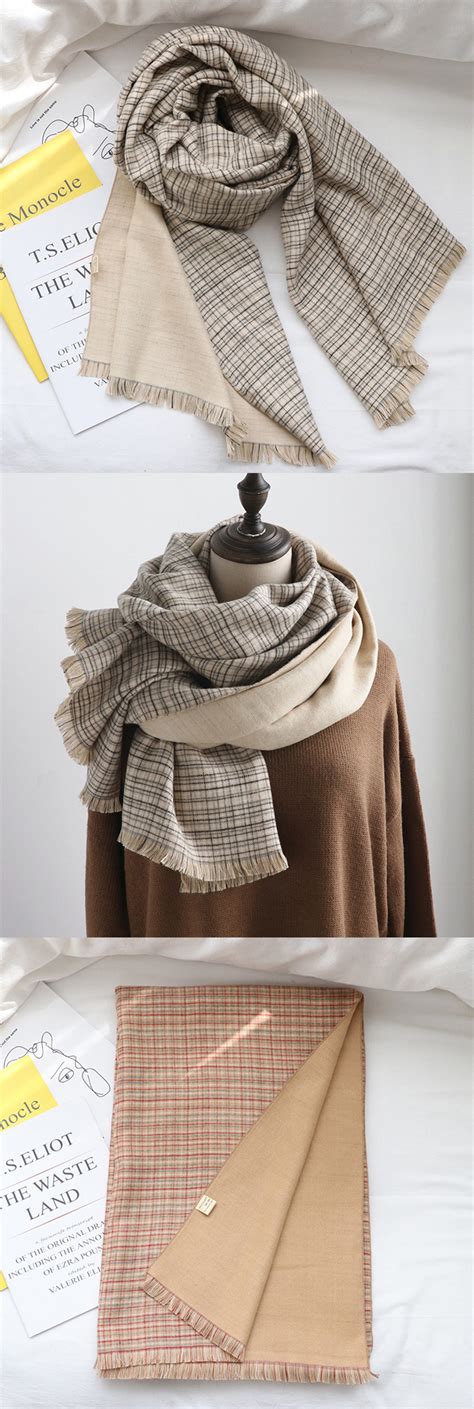 Versatile Plaid Scarf - ApolloBox