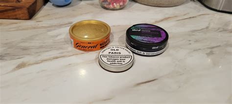 This weeks tobacco products of choice. : r/Snus