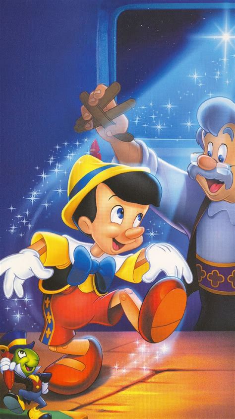 Pinocchio (1940) Phone Wallpaper | Classic disney movies, Childrens movies, Walt disney movies