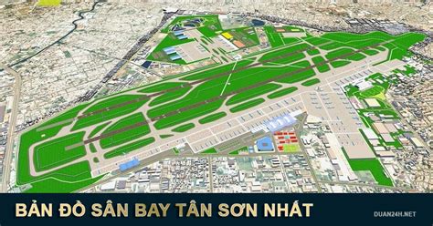 Bản đồ (sơ đồ) sân bay Tân Sơn Nhất tại TP Hồ Chí Minh