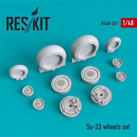 1:48 Sukhoi Su-33 wheels set