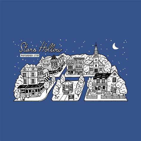 Stars Hollow Town Square by ajbdesign | Stars hollow, Stars, Gilmore girls merchandise