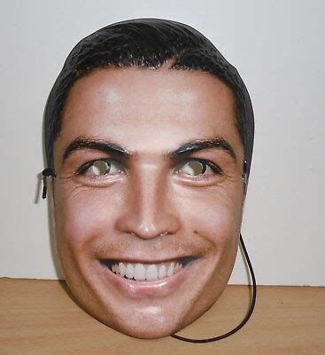 CRISTIANO RONALDO Face Mask PLÁSTIC !!!! | eBay