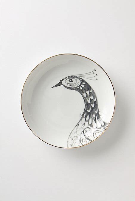 peacock dinnerware | hello lovely things