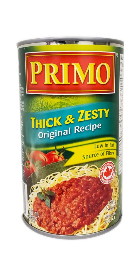 32443 PRIMO PASTA SAUCE – ORIGINAL – 12/680mL – Worldwide Food Distributors