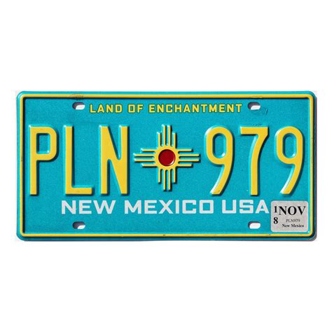 New Mexico Turquoise License Plates | ShopLicensePlates