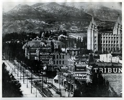 A Look Back: Construction of the Salt Lake Temple and SLC in the 1800s ...