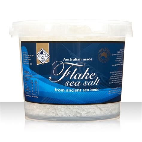 Flake Sea Salt 500gm Pail – Pyramid Salt