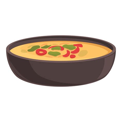 Vegetable soup icon cartoon vector. Dish food 14351432 Vector Art at ...