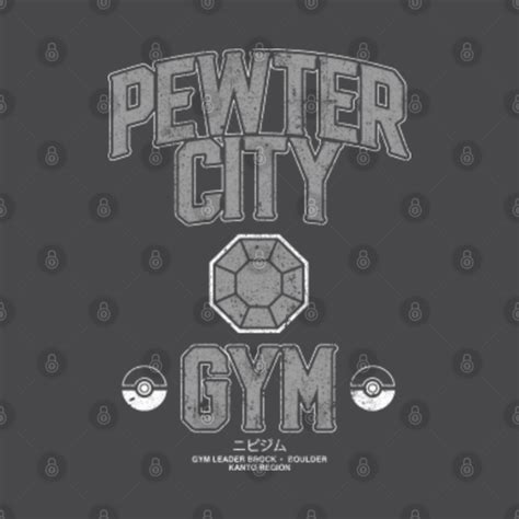 Pewter City Gym - Anime - T-Shirt | TeePublic