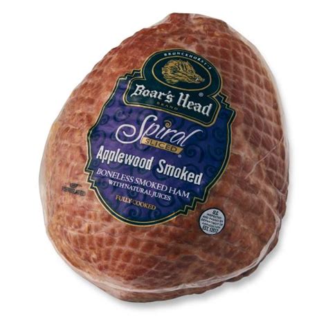 Boar's Head Applewood-Smoked Ham, Boneless, Spiral Sliced : Publix.com